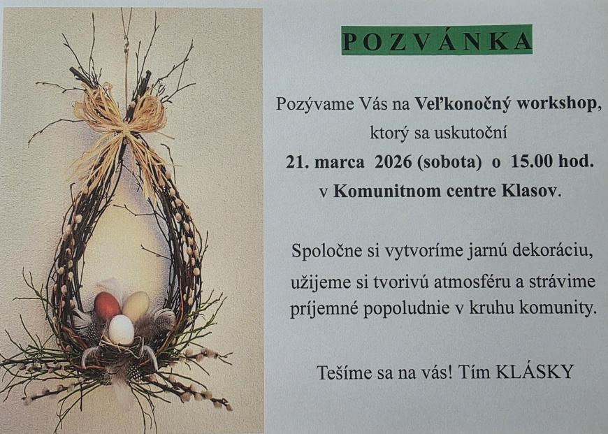 pozvánka na&nbsp;workshop