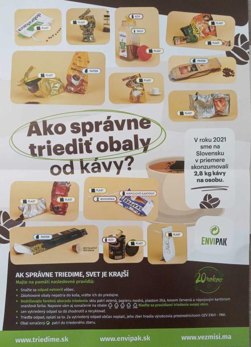 obaly od kávy