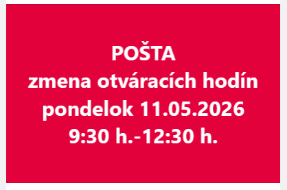 zmena otváracích hodín